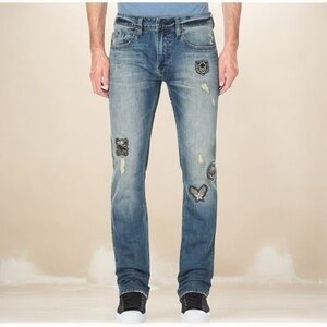 Buffalo David Bitton Evan-X Straight Leg Jeans